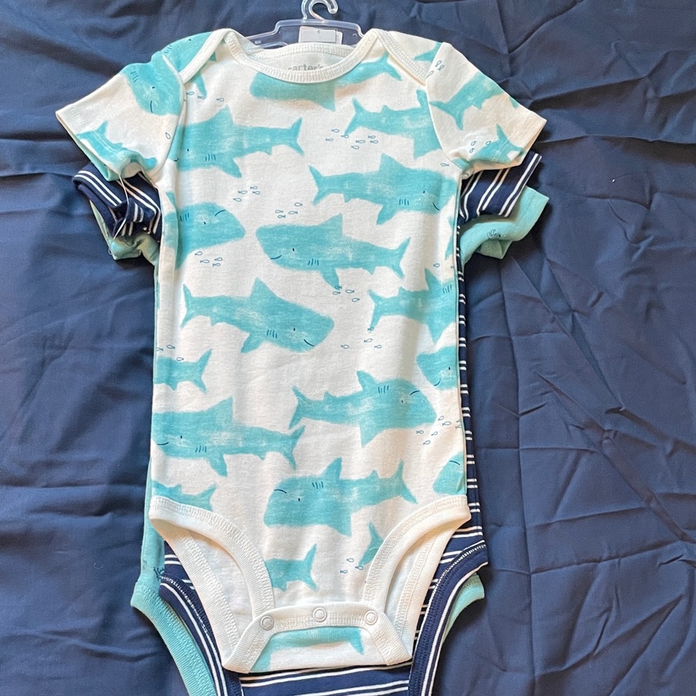 Carters Ocean Print Kids One Piece - 18mo - NWT